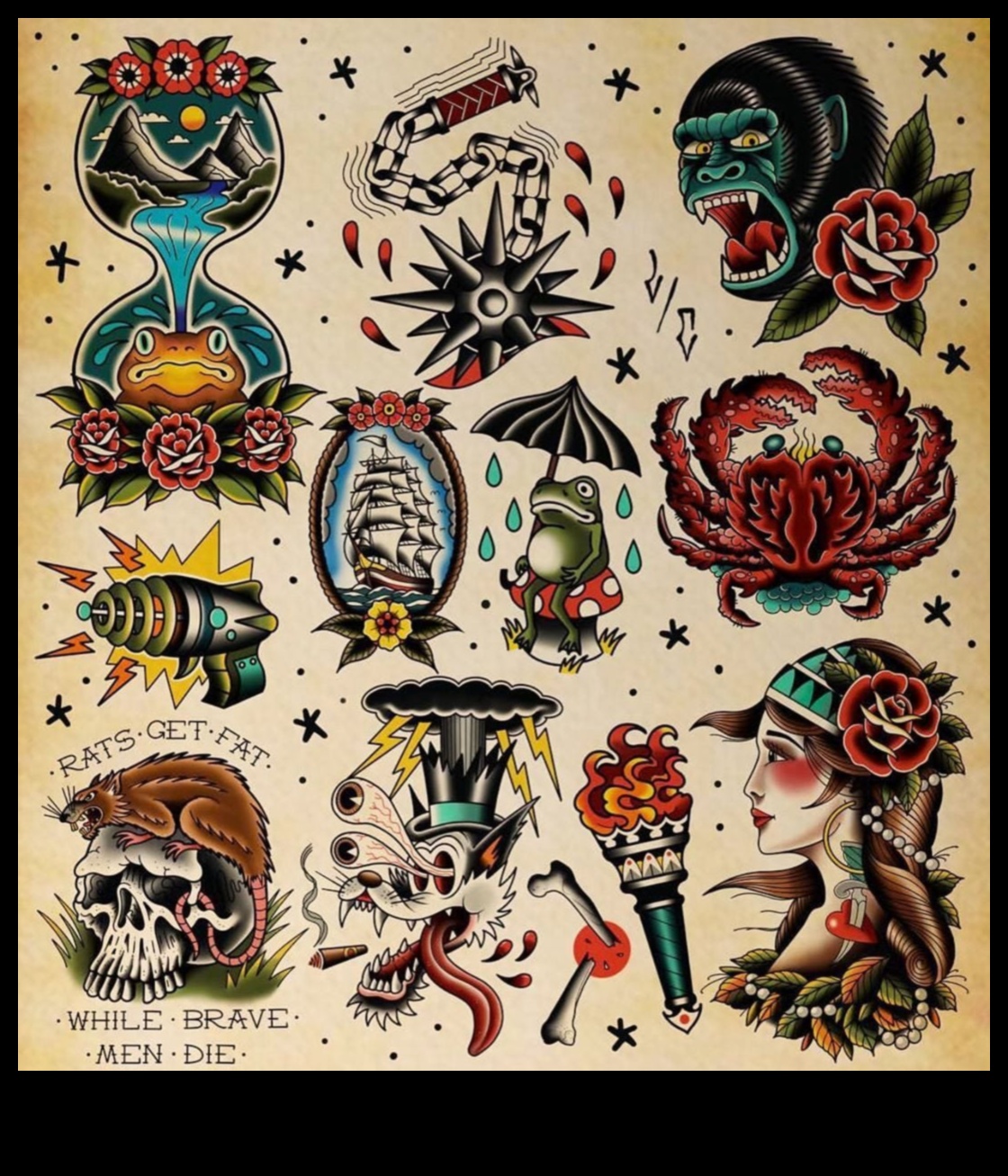 קווים קלאסיים, סיפורים מתמשכים היופי הנצחי של קעקועים מסורתיים 2 קווים קלאסיים, סיפורים מתמשכים: פלאי קעקועים מסורתיים