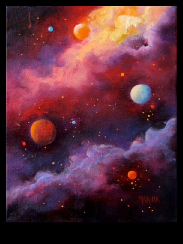 בד שמימי: ייצוגים אמנותיים של פלאי אסטרל בחלל החיצון