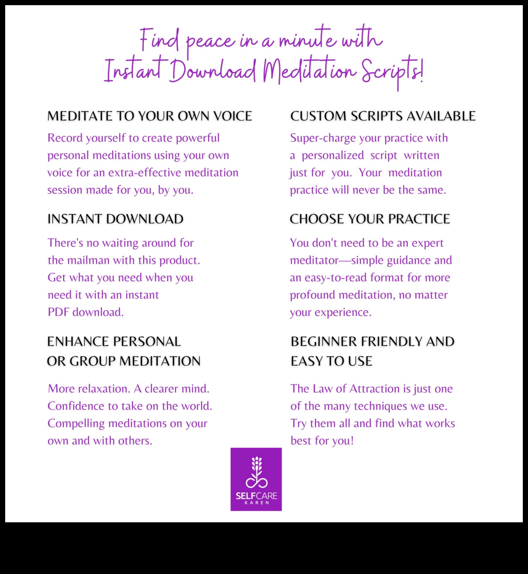 תסריטי שלווה: מדיטציה מודרכת לנשמה שלווה