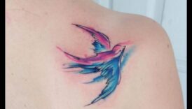 חלומות כרומטיים: קעקועים בצבעי מים שמקסימים בכל משיכה