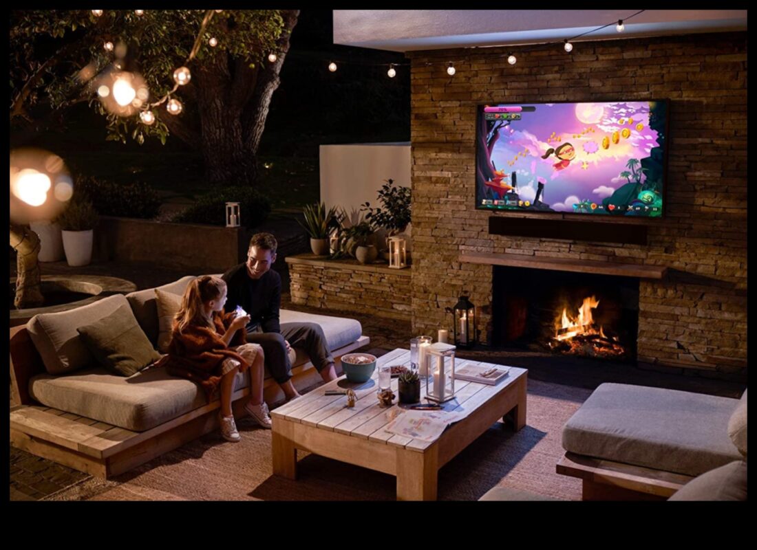 טיפול חזותי: טלוויזיות עם סצנות אווירה מרגיעות ותצוגות טבע