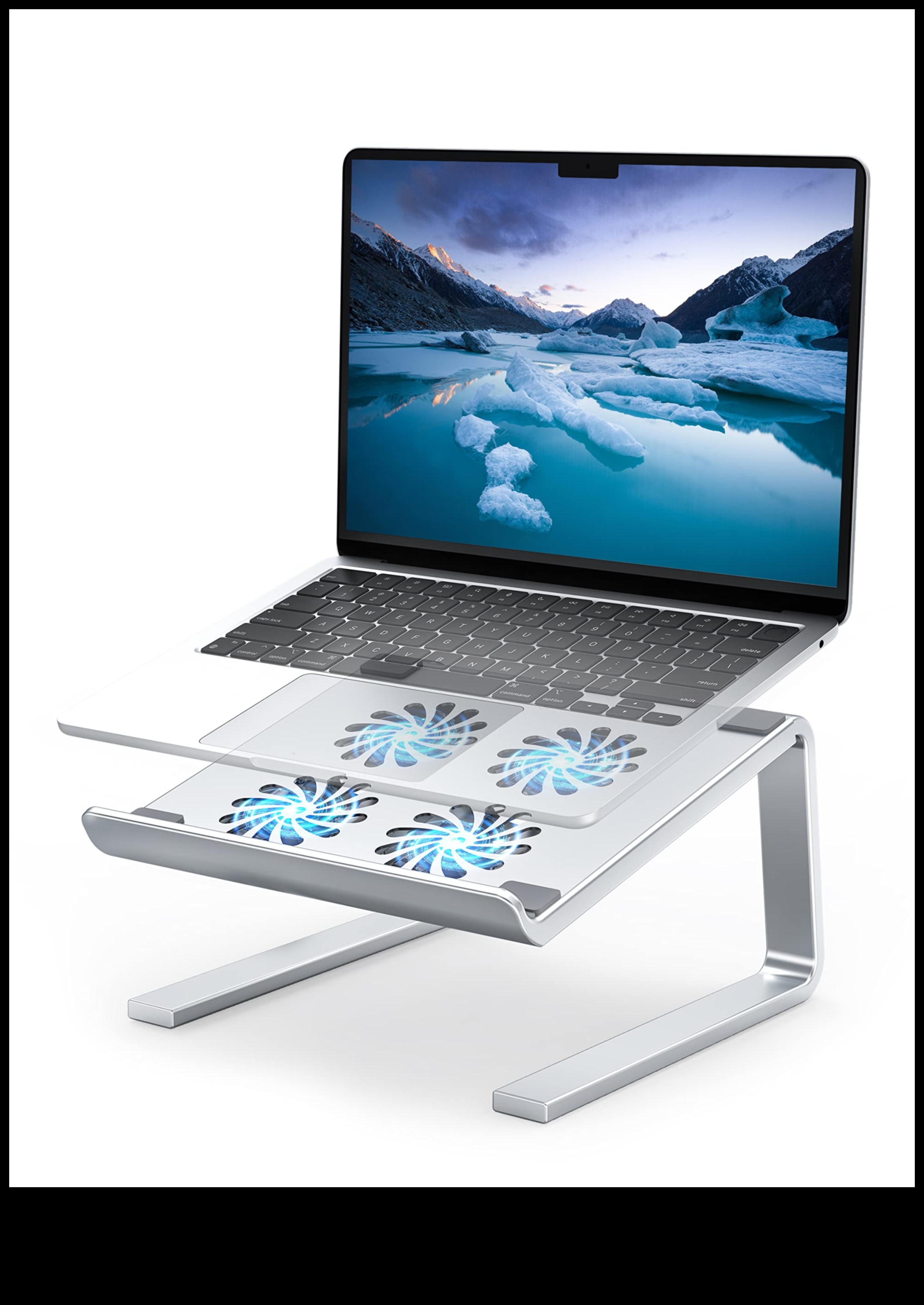 נוחות קירור: מאווררים ופדים למניעת התחממות יתר של מחשב נייד