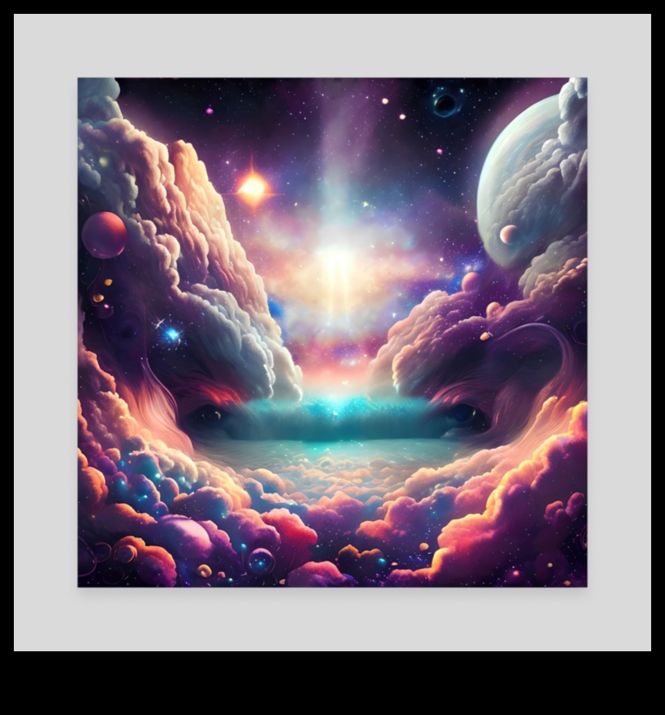 בד שמימי: ייצוגים אמנותיים של פלאי אסטרל בחלל החיצון